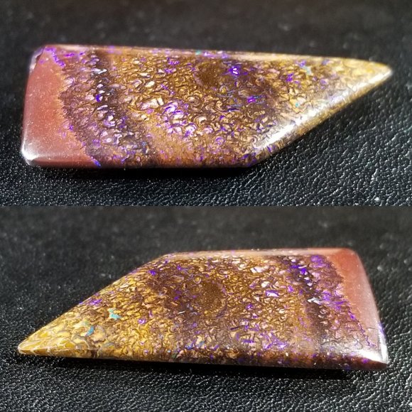 Australian Koroit Opal * 35.53 x 16.10 x 4.17mm * Purple boulder opal * LKO242TB - Picture 9 of 15